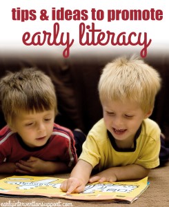 tips to promote early literacy