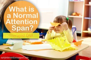 normal child attention span
