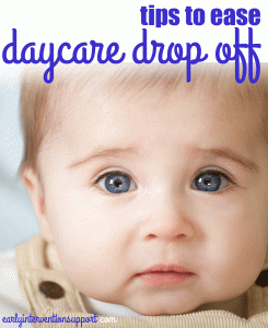 day care drop off tips