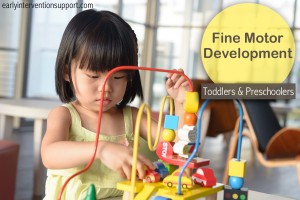 fine motor development in toddlers and preschoolers