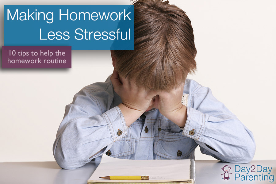 less homework less stress